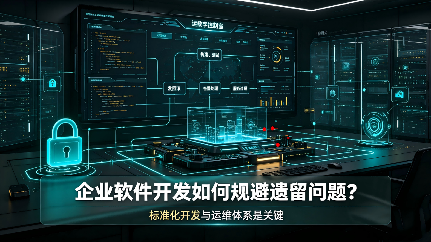 企业软件小程序开发如何规避遗留问题？标准化开发与运维体系是关键