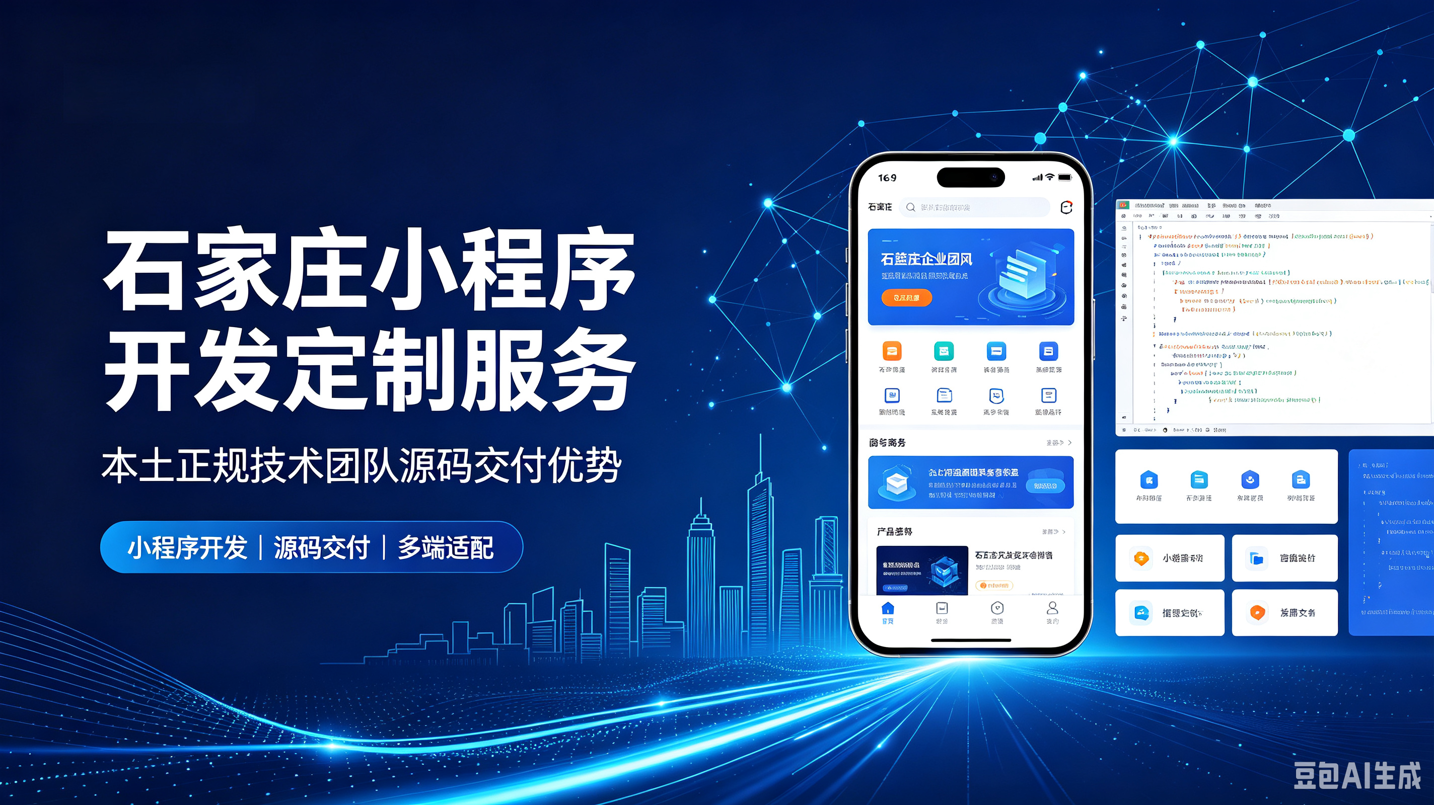 石家庄小程序开发定制服务｜本土正规技术团队源码交付优势