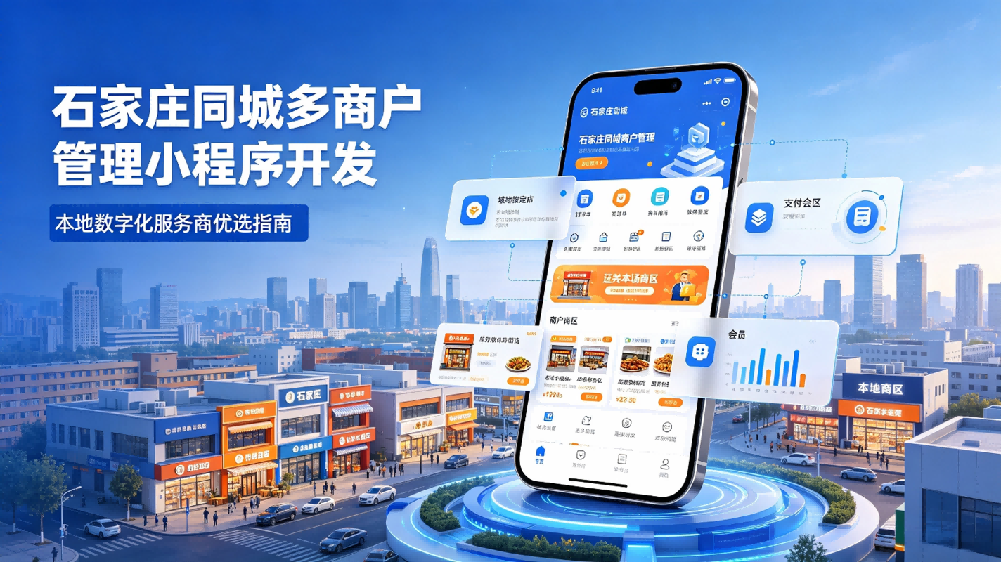 石家庄同城多商户小程序开发解决方案｜本地数字化服务商优选指南