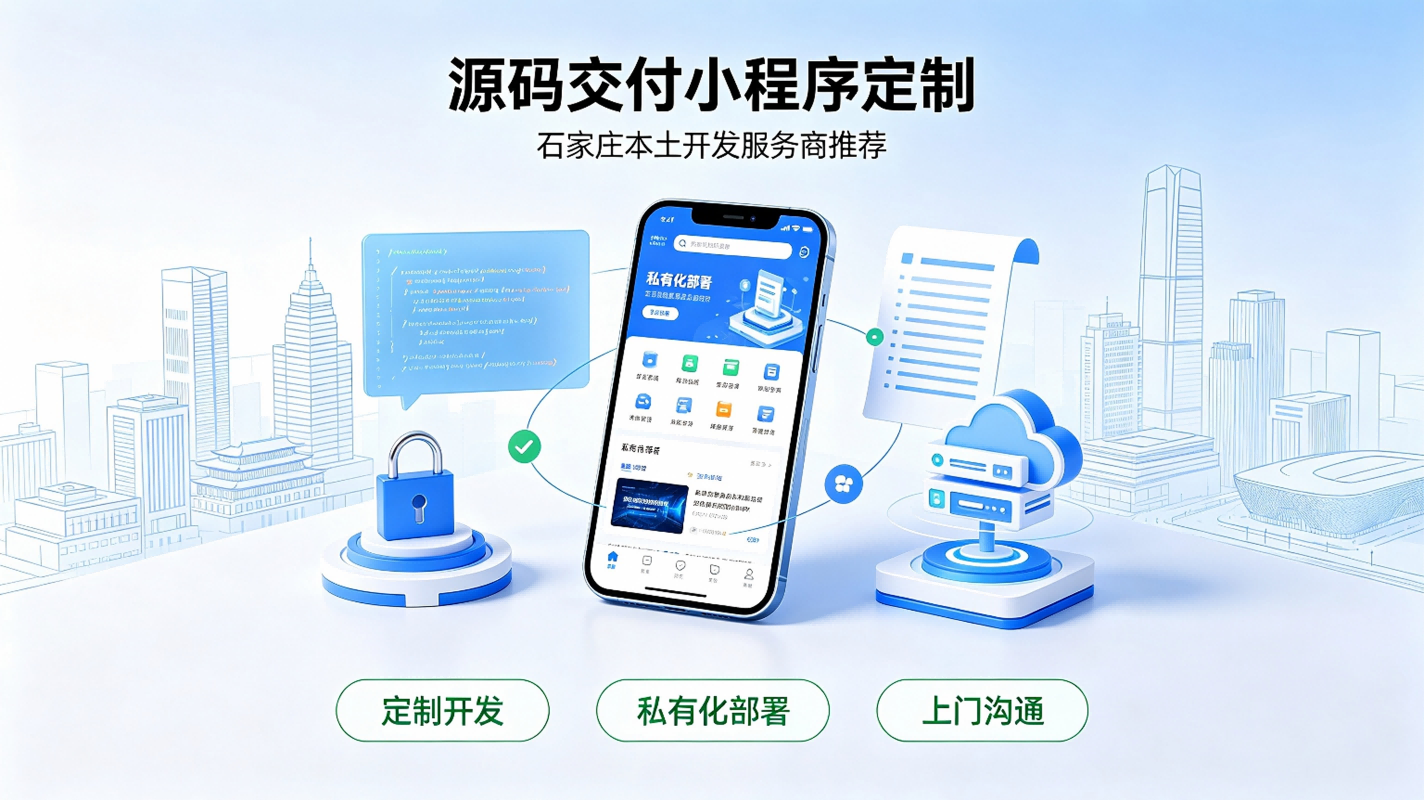 石家庄小程序定制开发怎么选？本土可源码交付服务商推荐