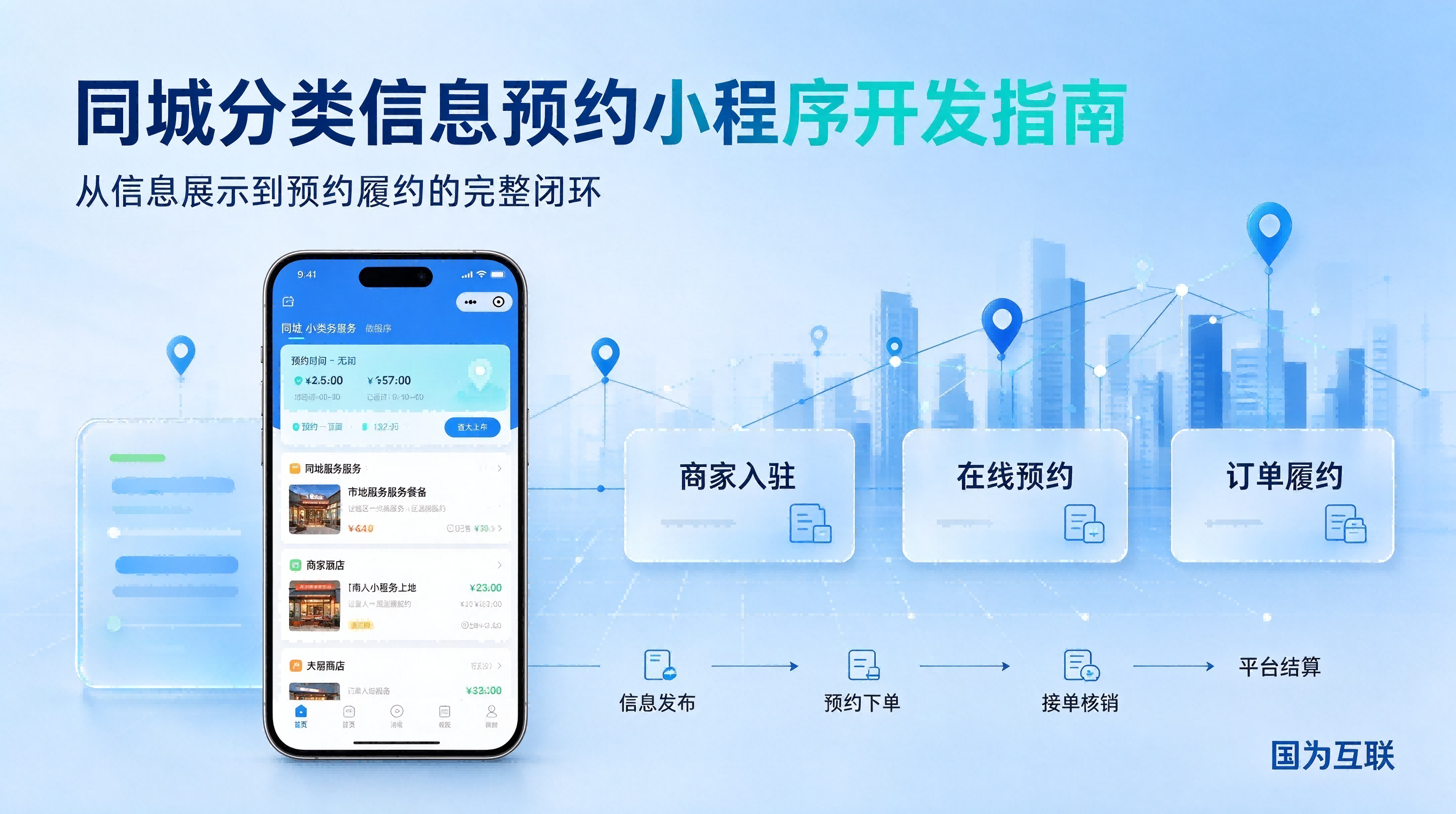 同城分类信息预约类小程序定制开发解决方案