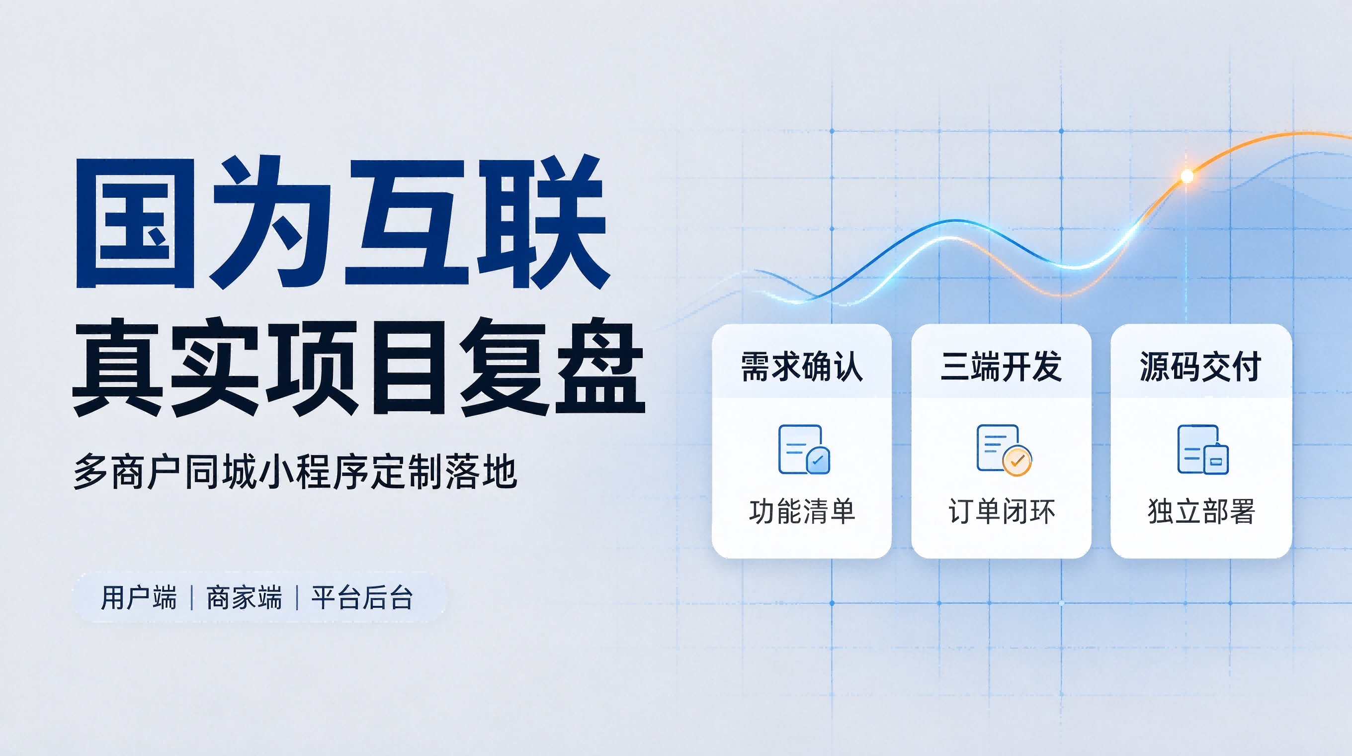 真实项目复盘｜多商户同城小程序定制落地案例，国为互联项目实战干货